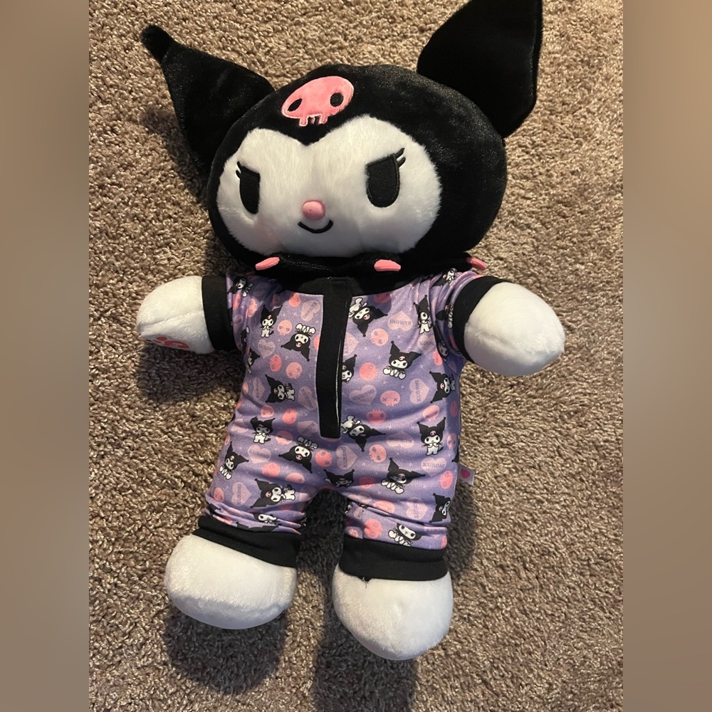 BNWT Build-A-Bear Kuromi Sanrio plush with sleeper